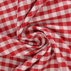 RØD 6,5 MM GINGHAM RUTER