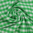 LYSEGRØNN 6,5 MM GINGHAM RUTER