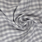 GRÅ 6,5 MM GINGHAM RUTER