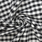 SVART 6,5 MM GINGHAM RUTER