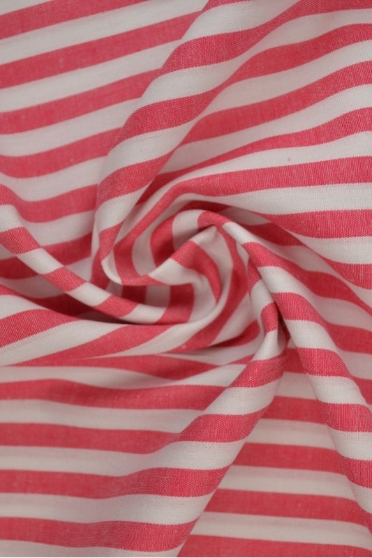 ROSA 6,5 MM GINGHAM STRIPER – OEKO-TEX-SERTIFISERT BOMULL, LETT OG PUSTENDE