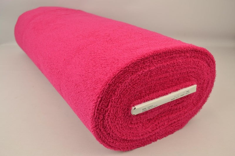 NEONROSA DOBBELTSIDIG FROTTÉ – ABSORBERENDE HÅNDKLESTOFF (OEKO-TEX)