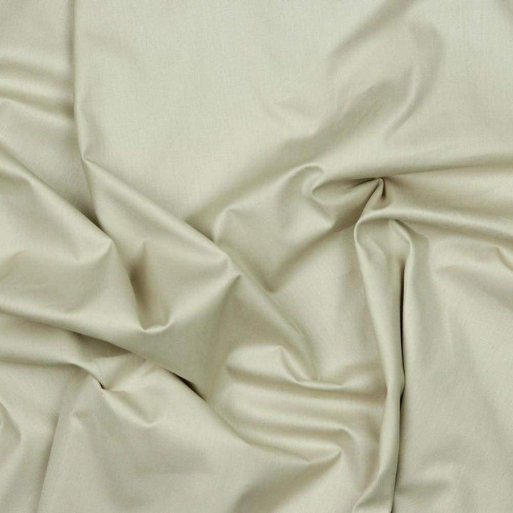 Beige poplin av 100% økologisk bomull (bilde 1 av 3)