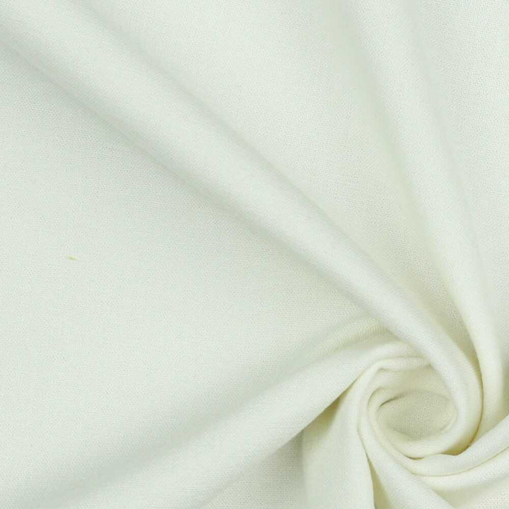 Råhvit sorona linstoff med strekk (bilde 1 av 4)