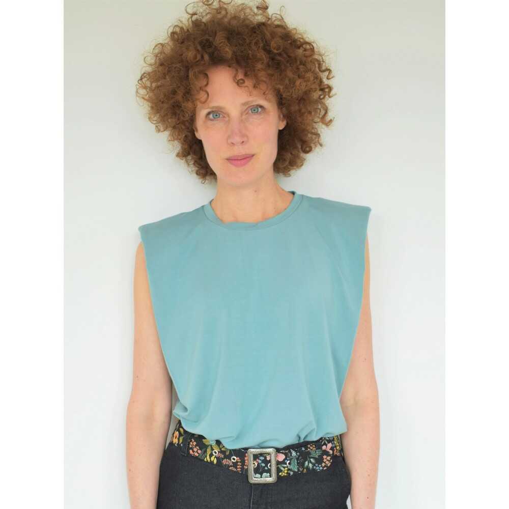 G&M Tencel TENCEL MODAL JERSEY VINTAGE GRØN