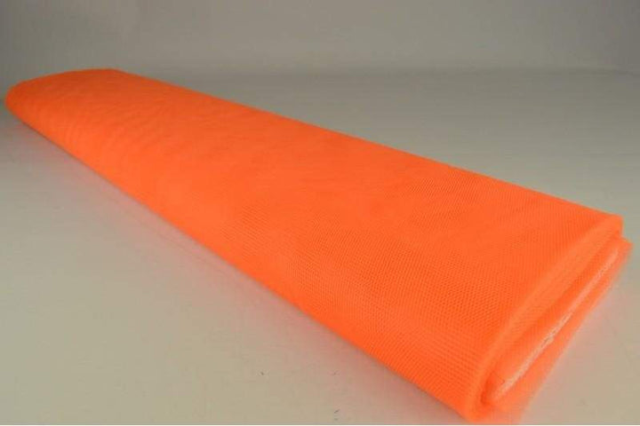 Oransje stiv tyll - lett & formfast nettstoff (bilde 2 av 4)