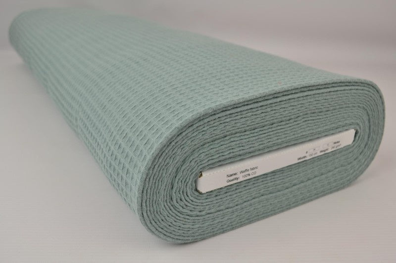 VINTAGEGRØNN VAFFELPIQUÉ – ABSORBERENDE & HURTIGTØRKENDE