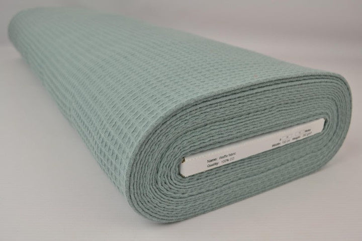 VINTAGEGRØNN VAFFELPIQUÉ – ABSORBERENDE & HURTIGTØRKENDE