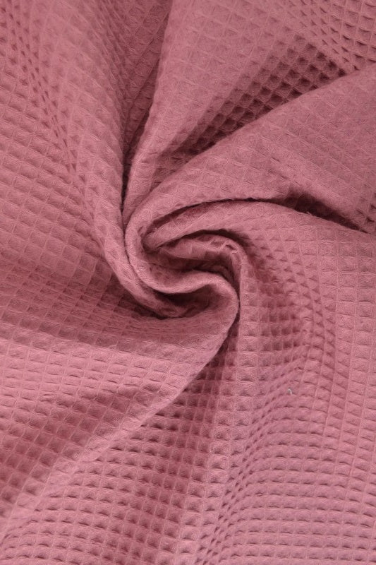 MØRKVINTAGEROSA VAFFELPIQUÉ – ABSORBERENDE & HURTIGTØRKENDE