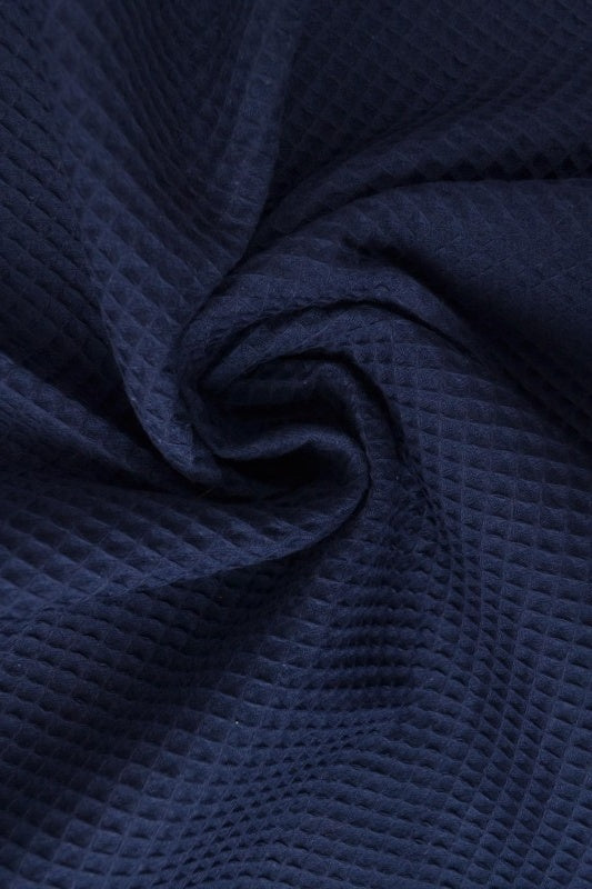 NAVY VAFFELPIQUÉ – ABSORBERENDE & HURTIGTØRKENDE