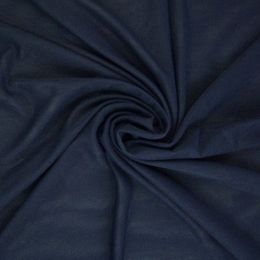 Navy lycra mesh – elastisk nettingstoff, semitransparent (bilde 1 av 4)