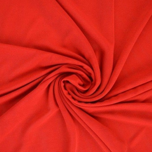 Rød lycra mesh – elastisk nettingstoff, semitransparent (bilde 1 av 4)