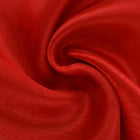 RØD ORGANZA STOFF