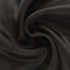 SVART ORGANZA STOFF