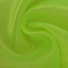 LIMEGRØNN ORGANZA STOFF
