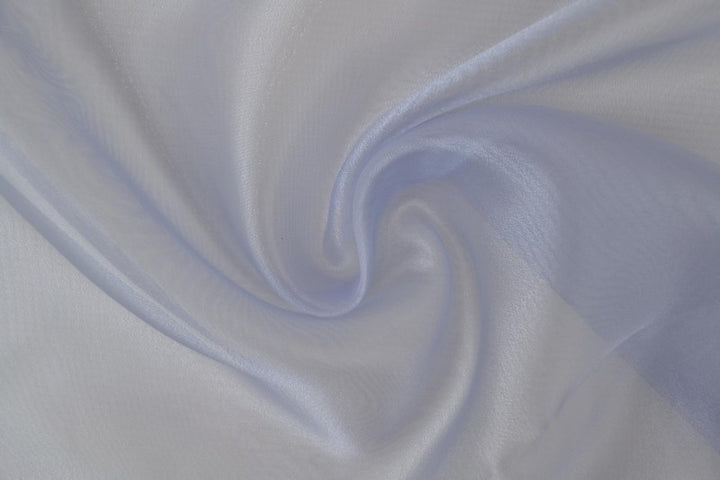 LAVENDEL ORGANZA STOFF – TRANSPARENT OG SKINNENDE