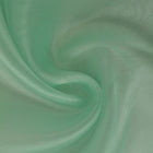 MINTGRØNN ORGANZA STOFF
