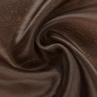 BRUN ORGANZA STOFF