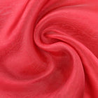 VINRØD ORGANZA STOFF