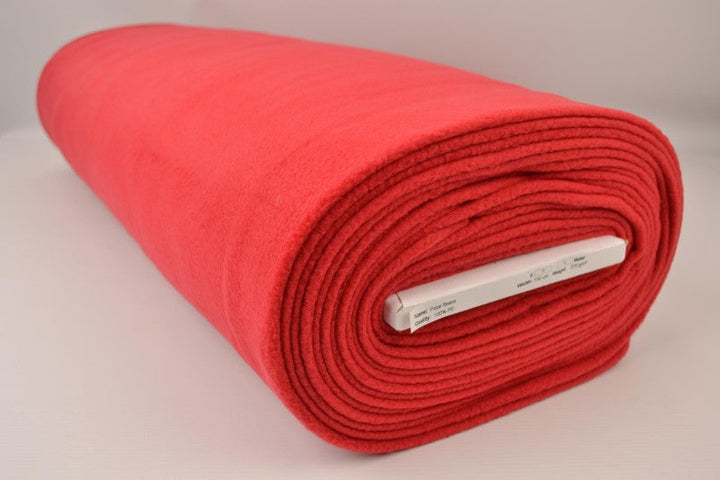 RØD POLAR FLEECE – ANTI-PILLING, VARM & LETT