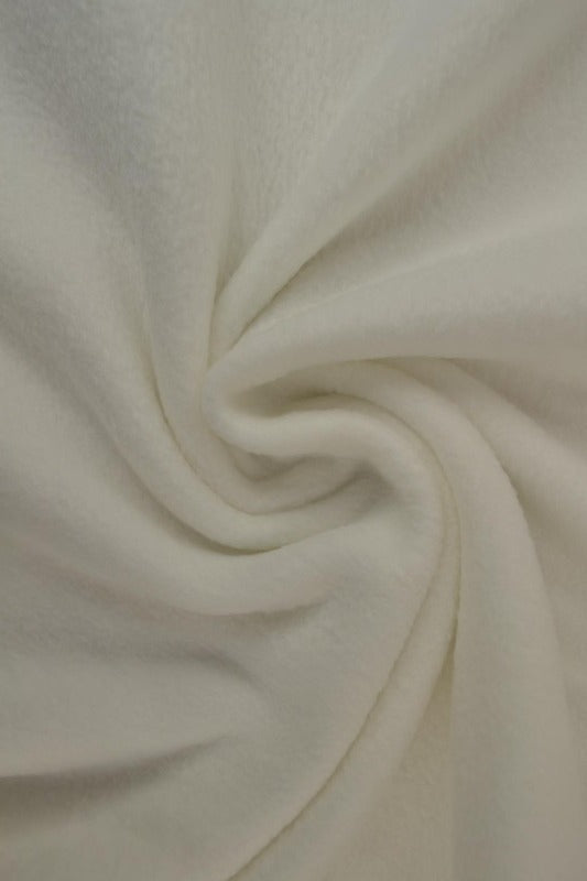 RÅHVIT POLAR FLEECE – ANTI-PILLING, VARM & LETT