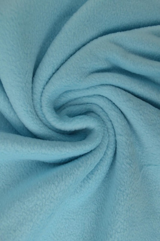 AQUA BLÅ POLAR FLEECE – ANTI-PILLING, VARM & LETT