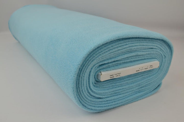 AQUA BLÅ POLAR FLEECE – ANTI-PILLING, VARM & LETT