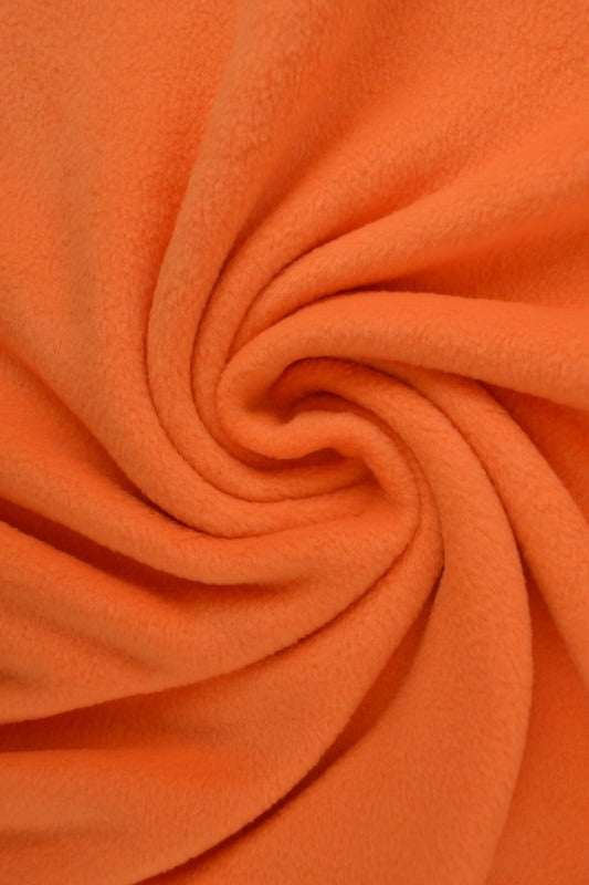 ORANGE POLAR FLEECE – ANTI-PILLING, VARM & LETT