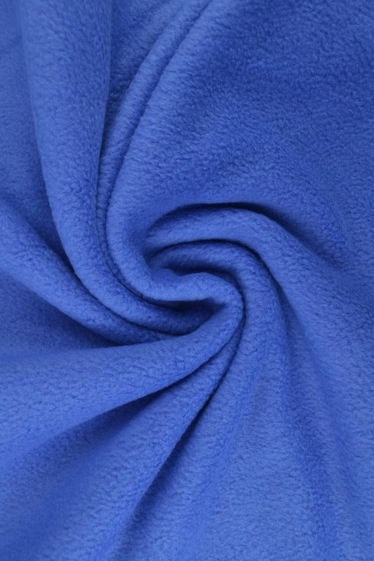 BLÅ POLAR FLEECE – ANTI-PILLING, VARM & LETT