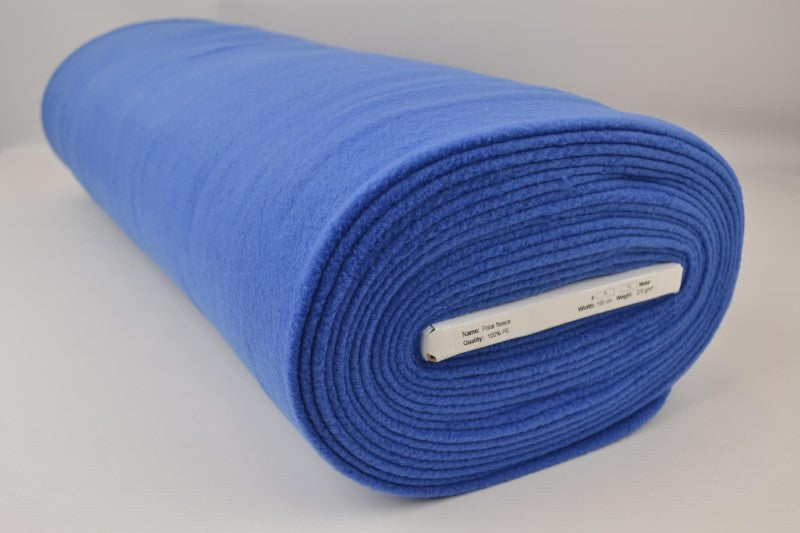 BLÅ POLAR FLEECE – ANTI-PILLING, VARM & LETT