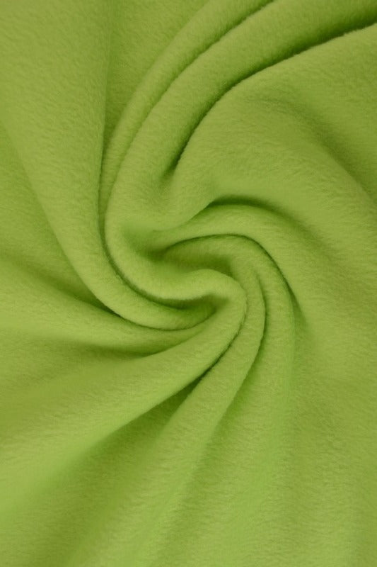 LIMEGRØNN POLAR FLEECE – ANTI-PILLING, VARM & LETT