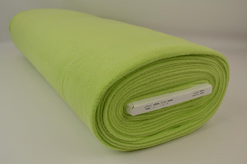 LIMEGRØNN POLAR FLEECE – ANTI-PILLING, VARM & LETT