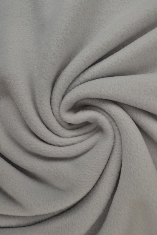 SØLVGRÅ POLAR FLEECE – ANTI-PILLING, VARM & LETT