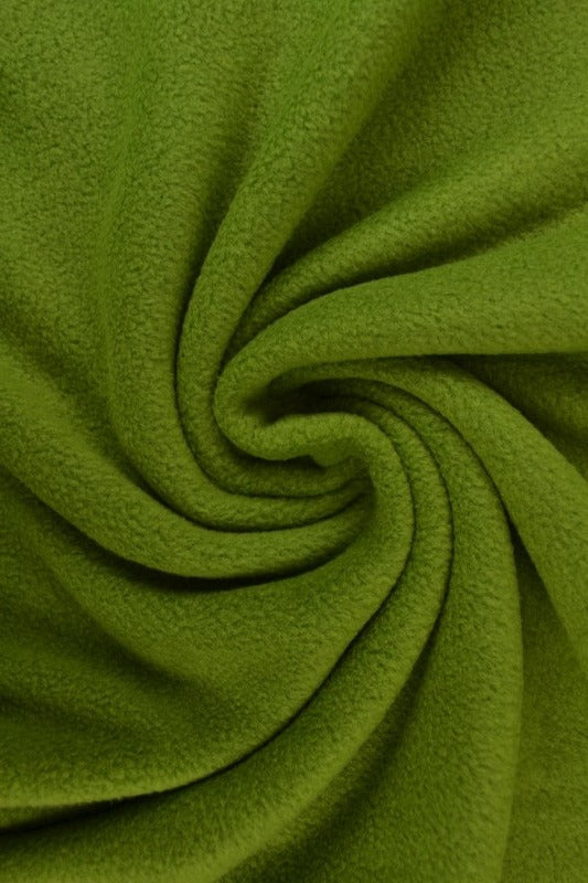 MOSGRØNN POLAR FLEECE – ANTI-PILLING, VARM & LETT