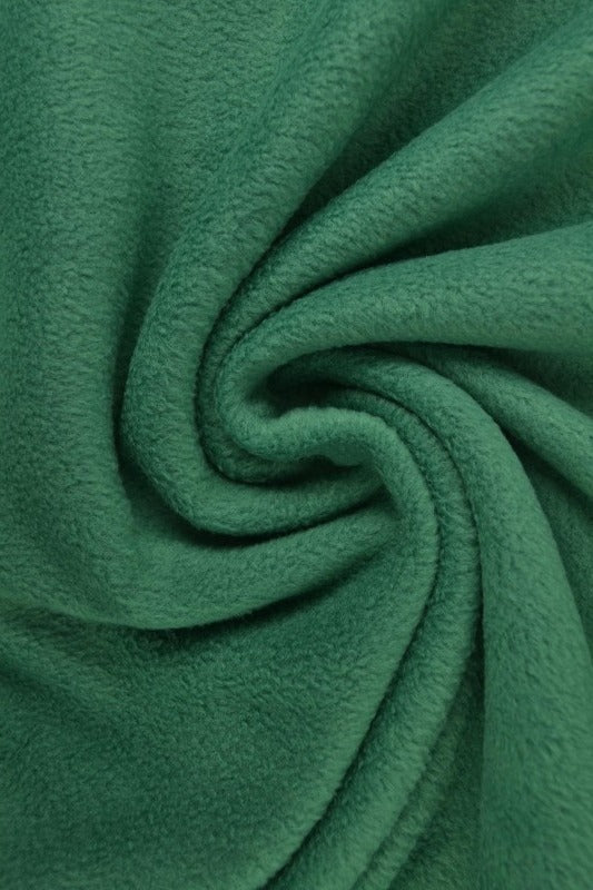 MØRK GRØNN POLAR FLEECE – ANTI-PILLING, VARM & LETT