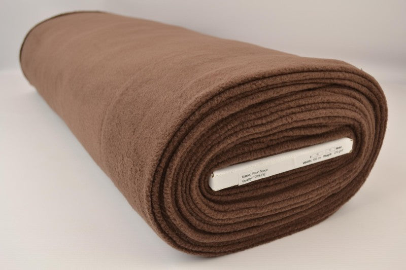 BRUN POLAR FLEECE – ANTI-PILLING, VARM & LETT
