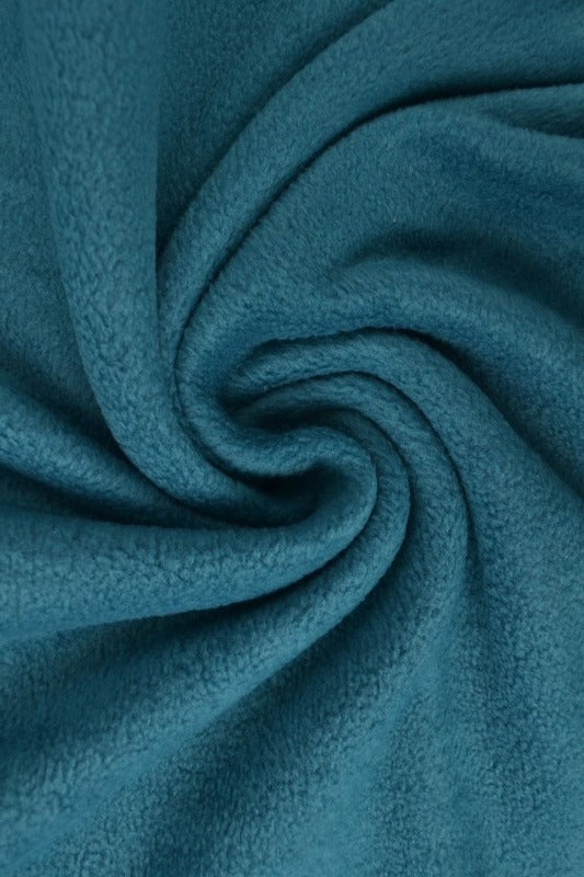 MØRK PETROLEUM POLAR FLEECE – ANTI-PILLING, VARM & LETT