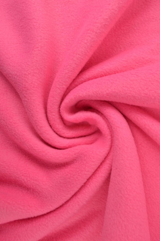 FUCHSIA PINK POLAR FLEECE – ANTI-PILLING, VARM & LETT
