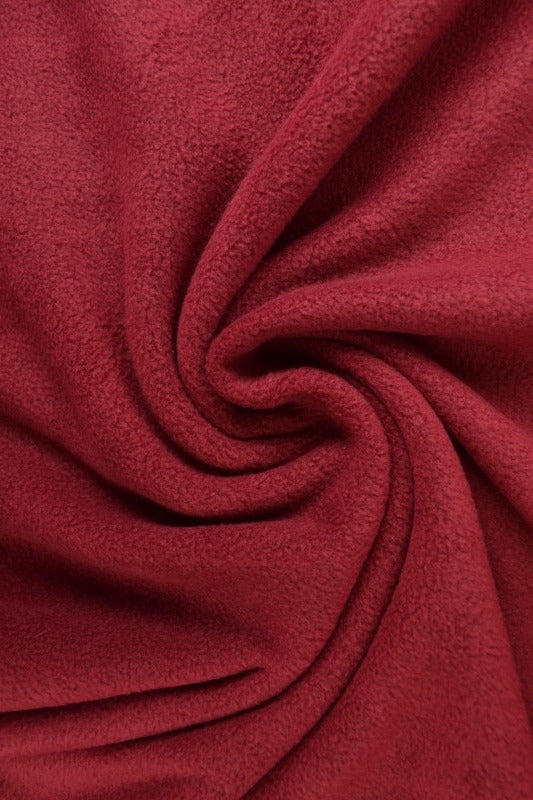 BORDEAUX POLAR FLEECE – ANTI-PILLING, VARM & LETT