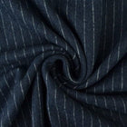 NAVY TYKK STRIPET FLANELL