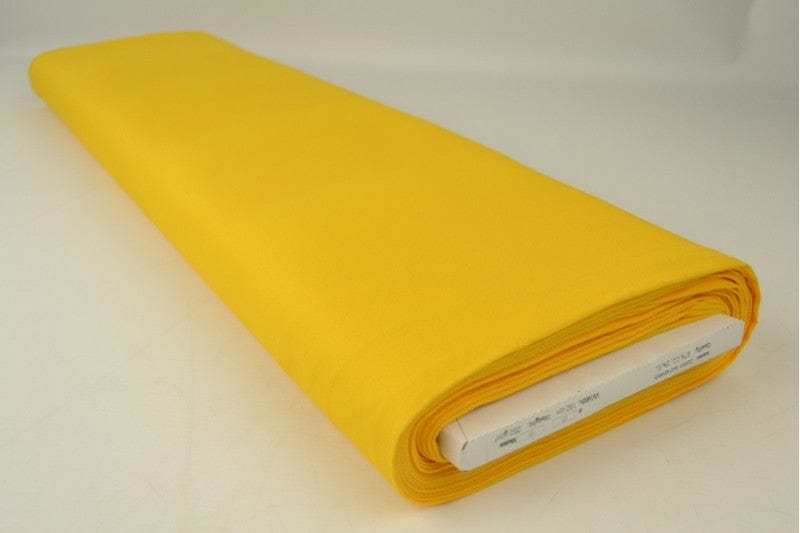 Gul bomullstwill med strekk – diagonal twill & formstabil komfort (bilde 2 av 7)