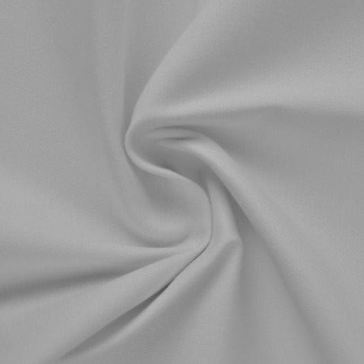Hvit bomullstwill med strekk – diagonal twill & formstabil komfort (bilde 1 av 7)