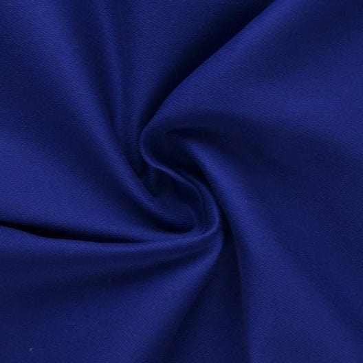 Mørkeblå bomullstwill med strekk – diagonal twill & formstabil komfort (bilde 1 av 7)