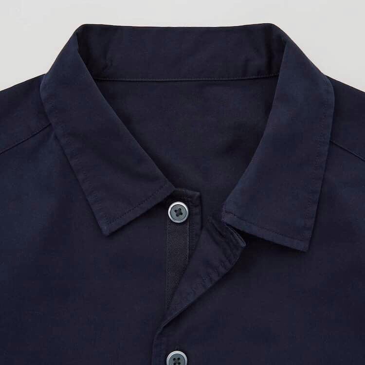 Råhvit bomullstwill med strekk – diagonal twill & formstabil komfort (bilde 3 av 7)