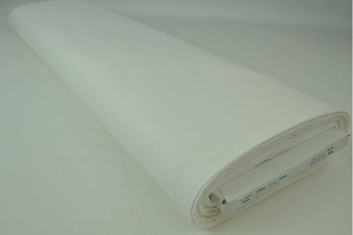 Råhvit bomullstwill med strekk – diagonal twill & formstabil komfort (bilde 2 av 7)