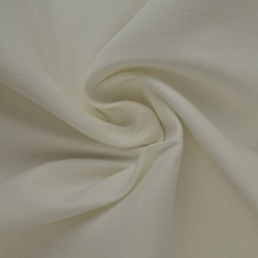 Råhvit bomullstwill med strekk – diagonal twill & formstabil komfort (bilde 1 av 7)