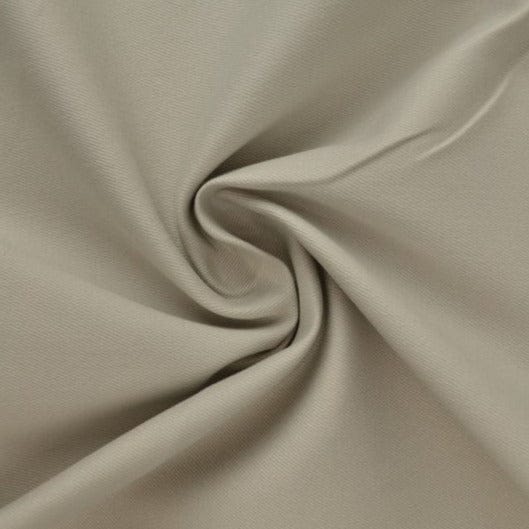 Sølvgrå bomullstwill med strekk – diagonal twill & formstabil komfort (bilde 1 av 7)