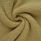 BEIGE TEDDYSTOFF MED STREKK