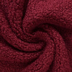 BORDEAUX TEDDYSTOFF MED STREKK