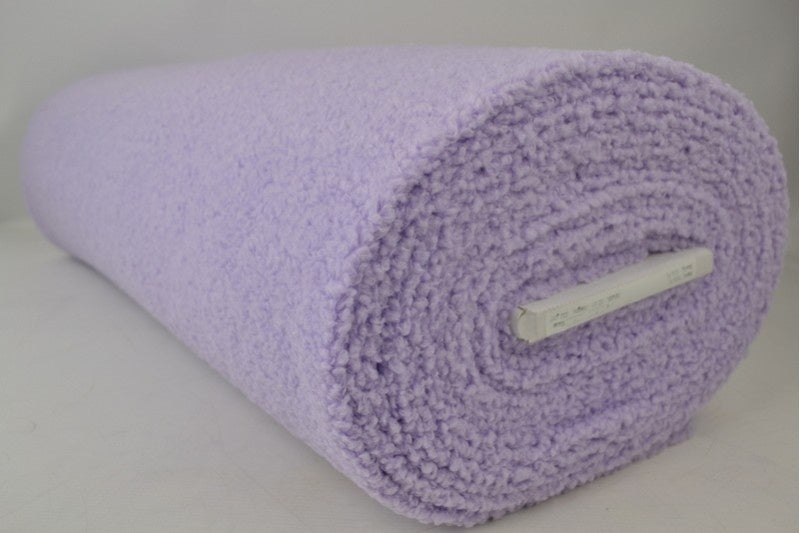 LAVENDEL TEDDYSTOFF MED STREKK - MYKT & VARMEISOLERENDE